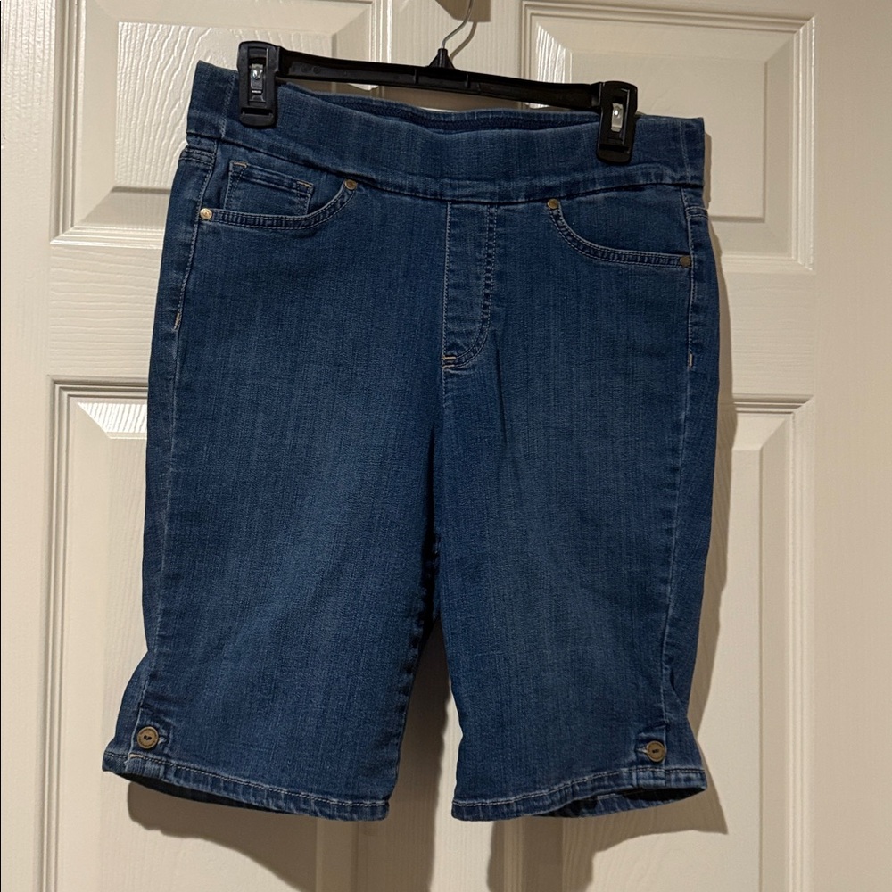 Gloria Vanderbilt Dark Blue Denim Shorts